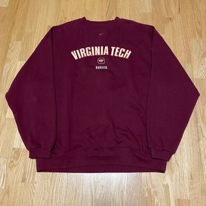 Vintage Virginia Tech College Team Nike Crewneck